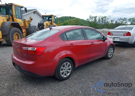 2013 Kia Rio Lx из США, поврежденный, VIN KNADM4A33D6256655